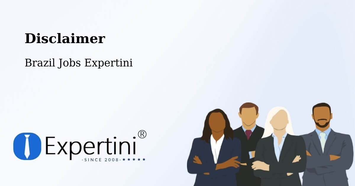 Disclaimer – Conde - Brazil Jobs Expertini